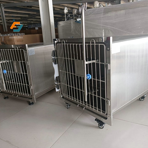 單個不鏽鋼寵(chǒng)物貓籠狗籠